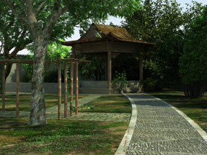 ancient garden Modelo 3D