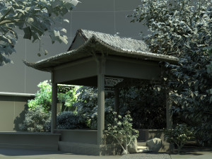 ancient garden 3D 模型