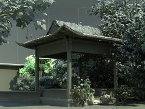 ancient garden 3D Model