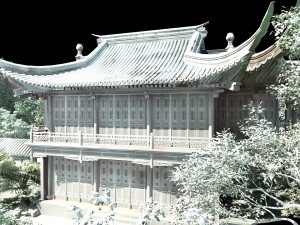 ancient garden Modello 3D