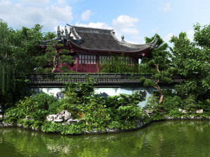 ancient garden Modelo 3D