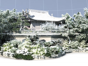 ancient garden Modèle 3D