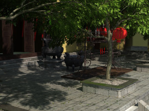 ancient garden Model 3D