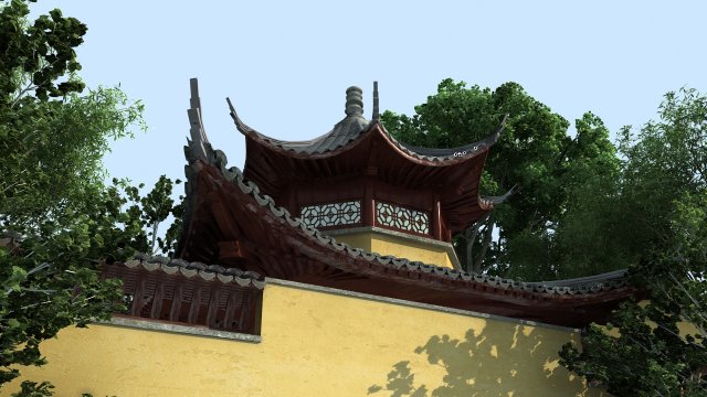 ancient garden Modèle 3D .c4d .max .obj .3ds .fbx .stl .blend 