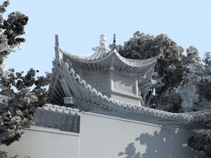 ancient garden Modèle 3D