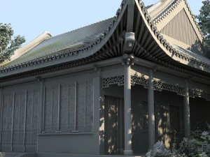 ancient garden 3D Model