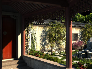 ancient garden 3D Модель