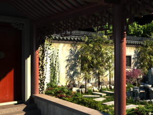 ancient garden Modelo 3D