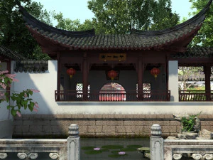 ancient garden 3D Model