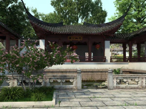 ancient garden 3D Model