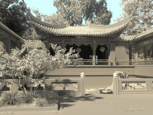 ancient garden 3D Model