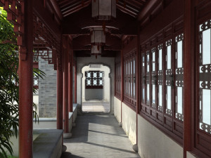 ancient garden 3D Model