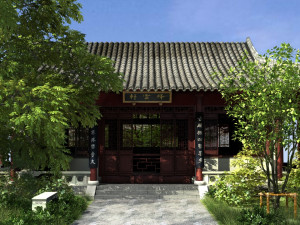 ancient garden 3D Model