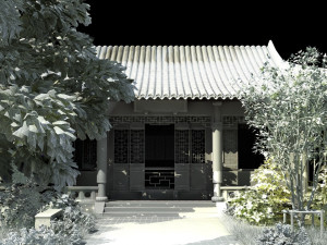 ancient garden 3D Model