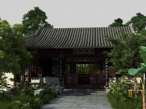 ancient garden 3D Model