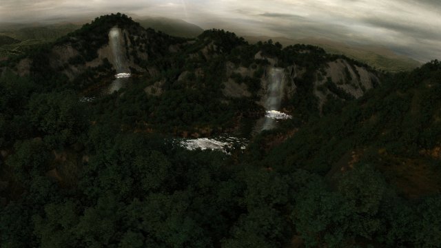 valley Model 3D .c4d .max .obj .3ds .fbx .stl .blend 