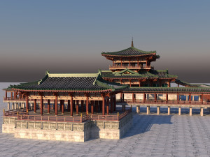 ancient architecture Modelo 3D