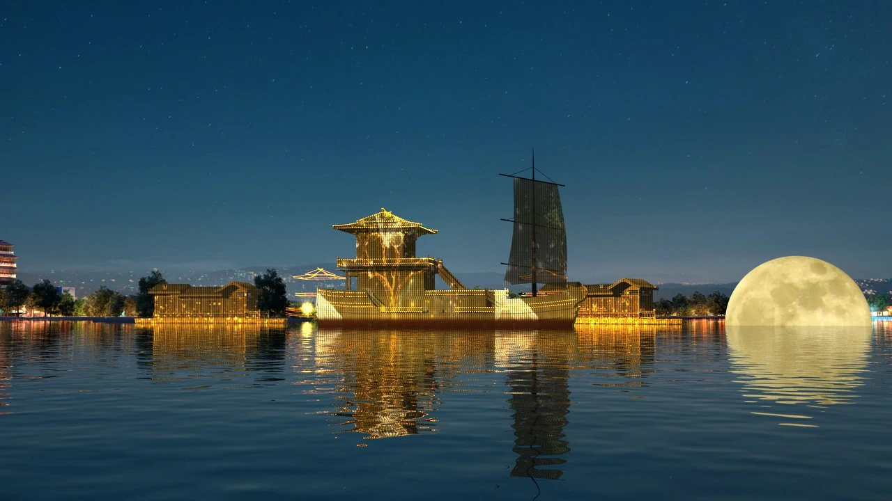 lake view 3D Model .c4d .max .obj .3ds .fbx .stl .blend 