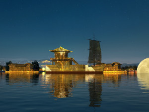 lake view Model 3D