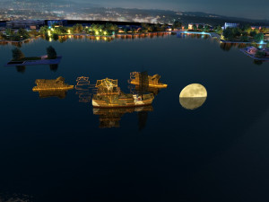 lake view 3D-Modell