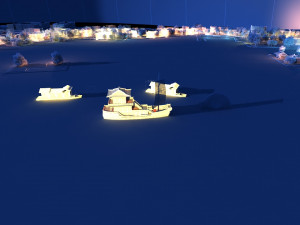 lake view 3D-Modell