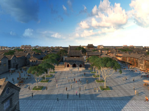 ancient building 3D-Modell