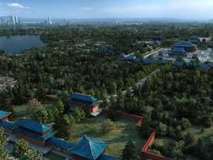 temple 3D 模型