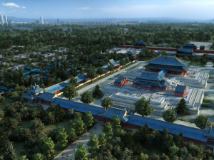 temple 3D 模型