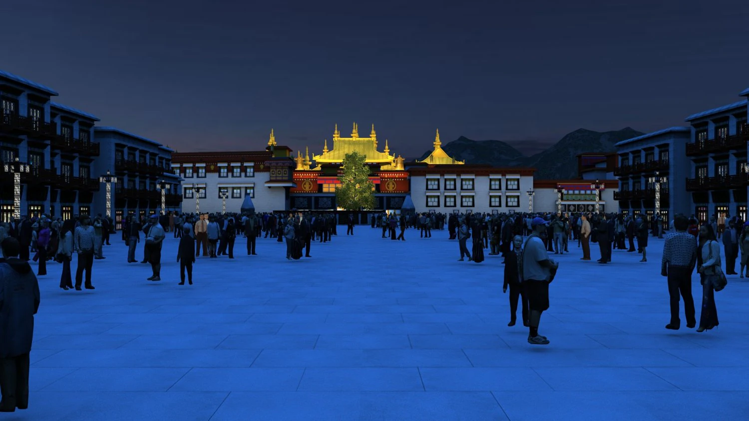 showa temple 3D Model .c4d .max .obj .3ds .fbx .stl .blend