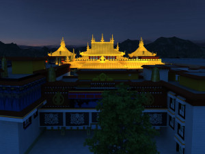 showa temple 3D 모델
