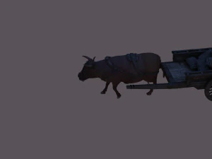 &ouml;k&uuml;z arabası 3D Model