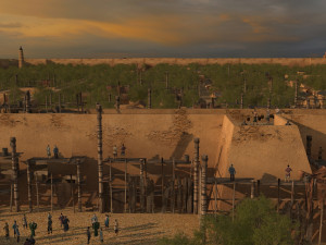 repair the city walls Modello 3D