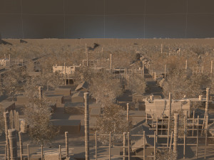 repair the city walls Modello 3D