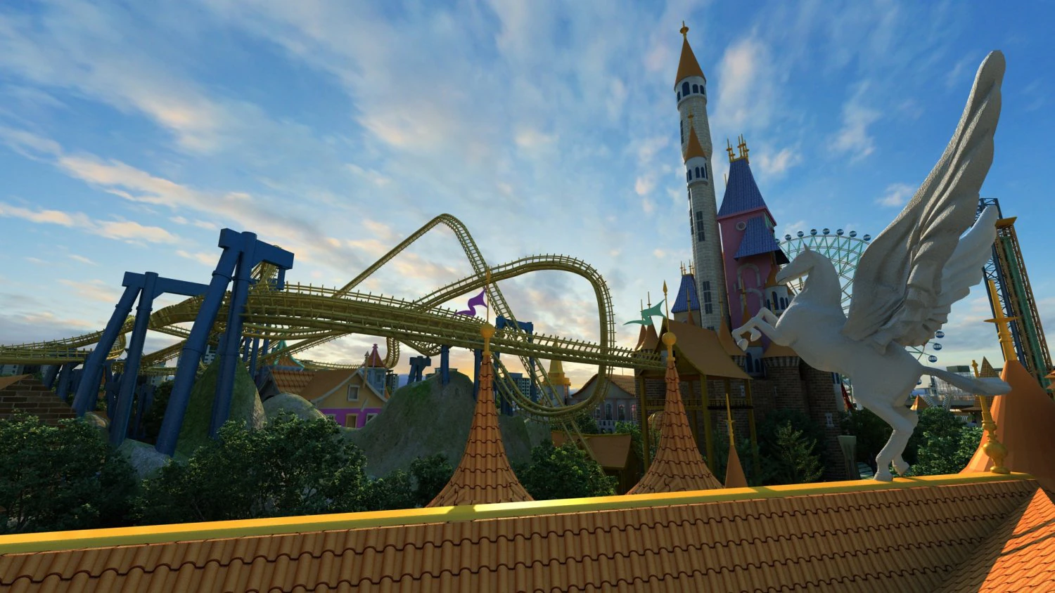 disney land 3D Model .c4d .max .obj .3ds .fbx .stl .blend 