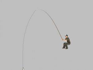 fishing 3Dモデル