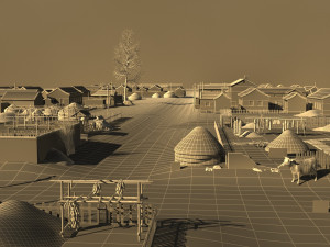 northeastern countryside Modèle 3D