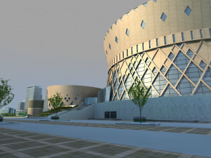 city building Modèle 3D