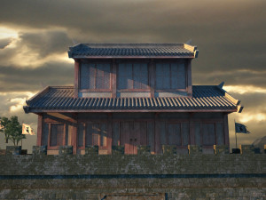 city tower 3D 모델