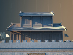 city tower 3D 모델