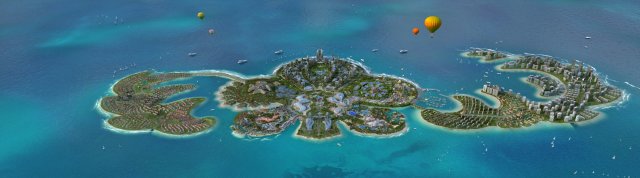 sea flower island 3Dモデル .c4d .max .obj .3ds .fbx .stl .blend