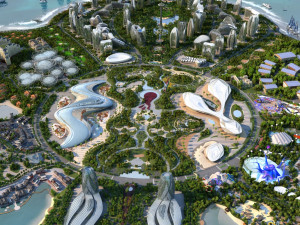 sea flower island 3Dモデル