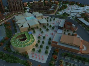 городское здание 3D Модель