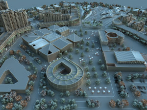 city building 3D Modell