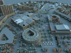 городское здание 3D Модель