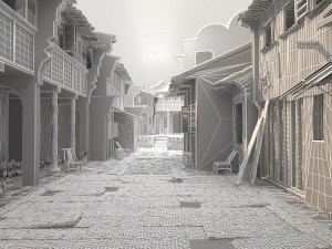 old street 3D मॉडल