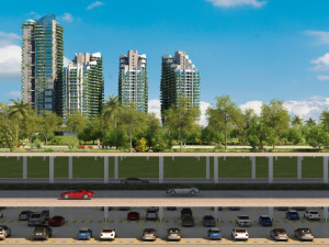 layered traffic Model 3D