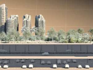 layered traffic 3D Model
