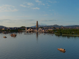 ancient building pier Modèle 3D