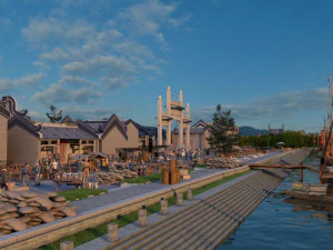ancient building pier 3D Model