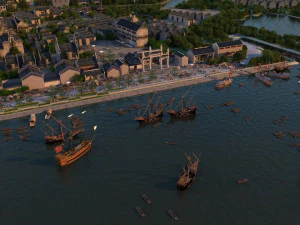 ancient building pier 3D Model